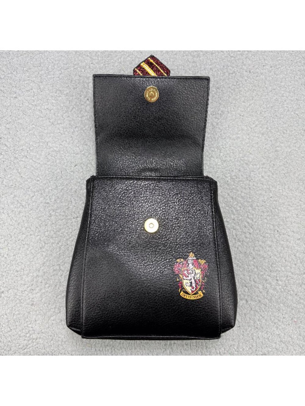 Harry Potter Backpack Mini Black Gryffindor Bag Danielle Nicole Faux Leather - Picture 8 of 13